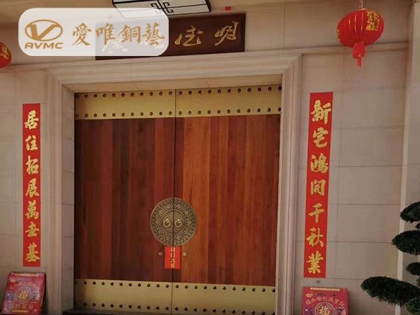 廣東茂名梁總自建別墅工程案例——愛(ài)唯銅藝