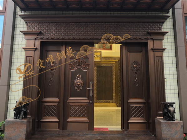 銅門廠家愛唯銅藝