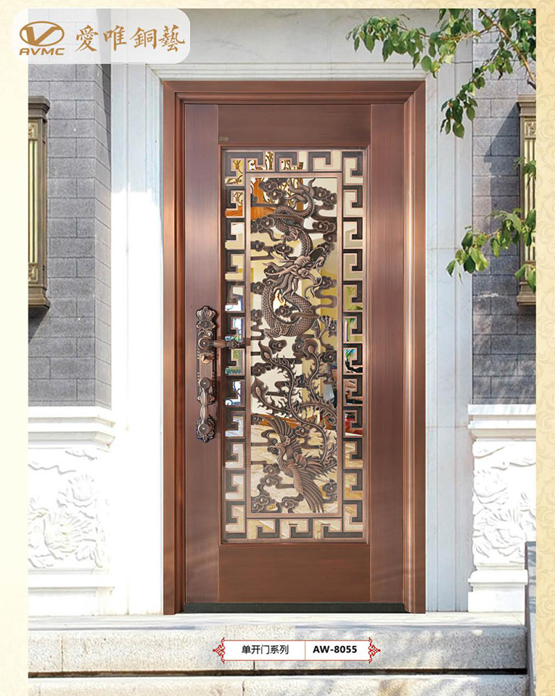 銅門花件、銅門圖案寓意